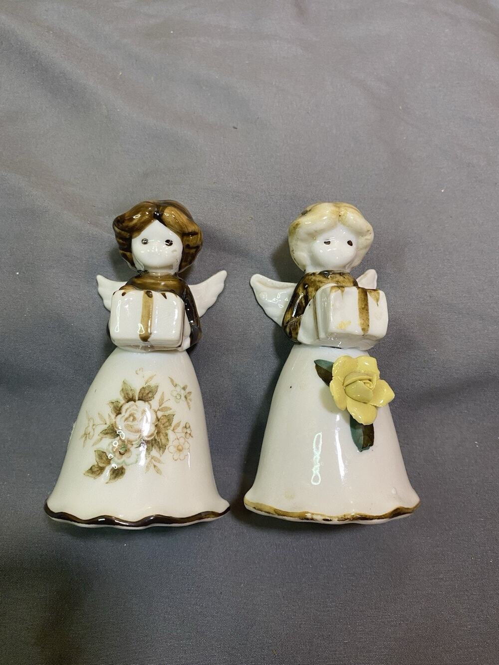 Vintage Enesco Happy Birthday Angels Bells